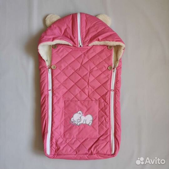 Конверты зимние для новорожденных