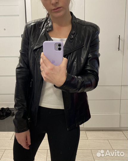 Куртка кожаная