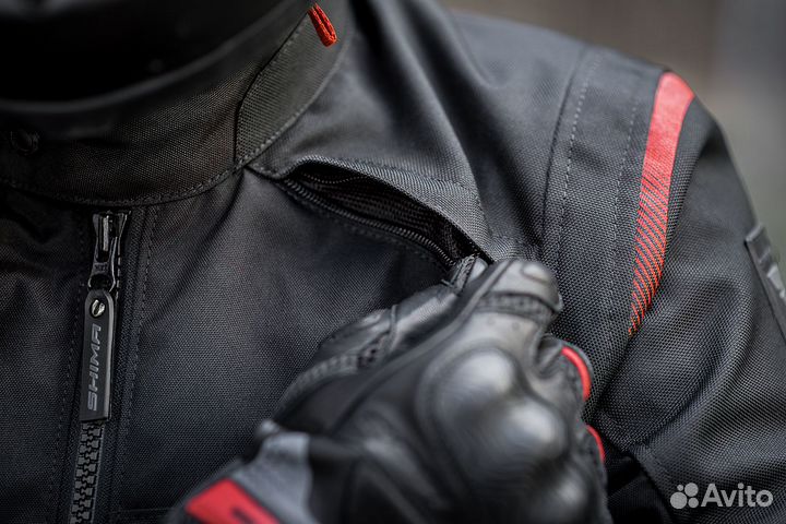 Мотокуртка shima rush MEN RED