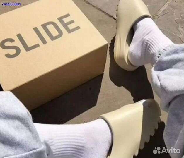 Тапочки Сланцы Adidas yeezy slide. Доставка