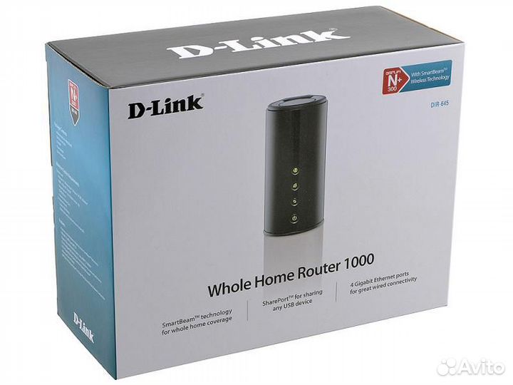 Роутер Wi-Fi D-Link DIR-645 Whole Home Router 1000