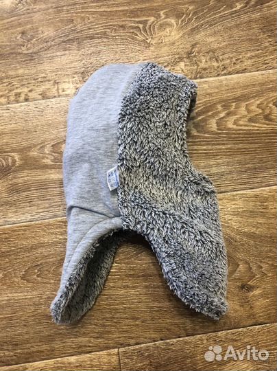 Детская зимняя шапка-шлем