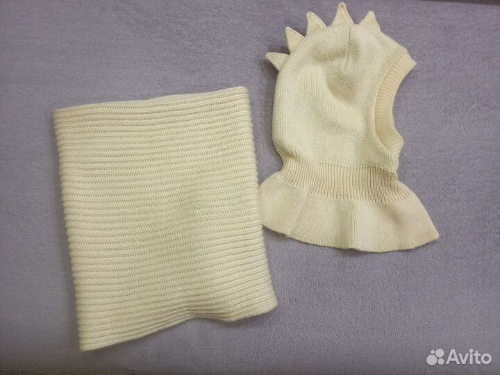 Шапка шлем и снуд