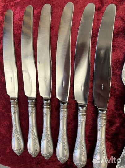 Набор столовых приборов мельхиор СССР