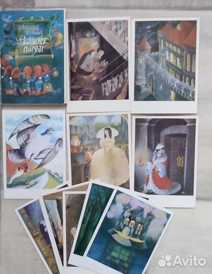 Сказки и стихи в открытках СССР. наборы