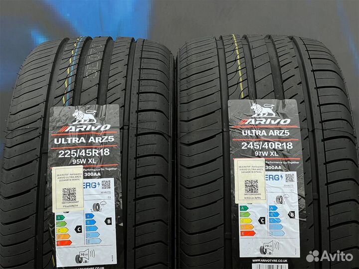 Arivo Ultra ARZ5 245/40 R18 и 225/45 R18 W