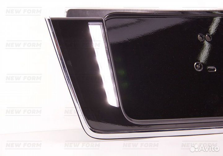 Накладка под номер черная Lexus LX 570