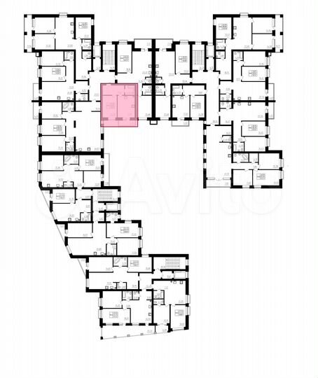 1-к. квартира, 50,5 м², 2/5 эт.