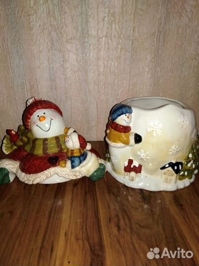 Ваза Снеговик