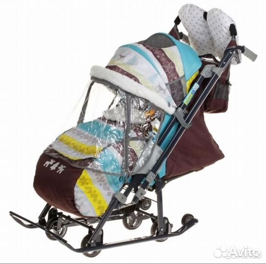 Санки коляска nika