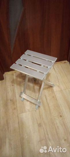 Табуретка алюминиевая складная