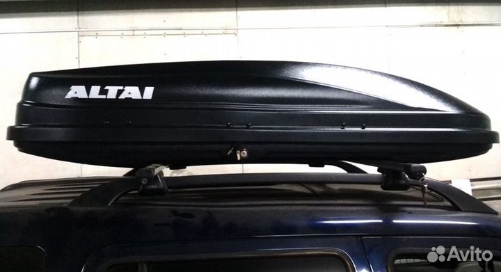 Багажник на крышу, бокс Carl Steelman 197см. Черны