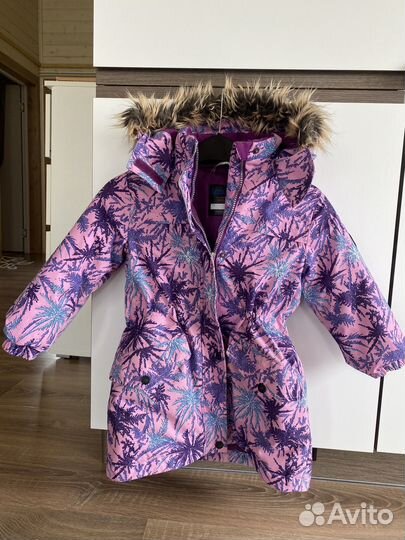Куртка зимняя для девочки 116