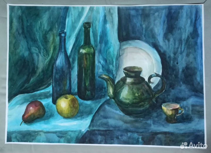 Картина акварель натюрморт