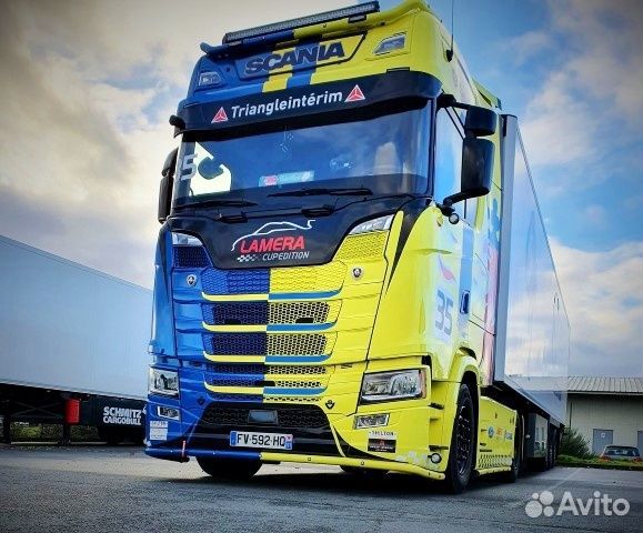 1/50 Scania Lamera фура рефрижератор Tekno 1из225