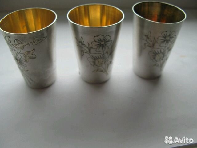 Стопка серебро