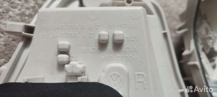 Платы задних фонарей Фольксваген Поло рейсталинг