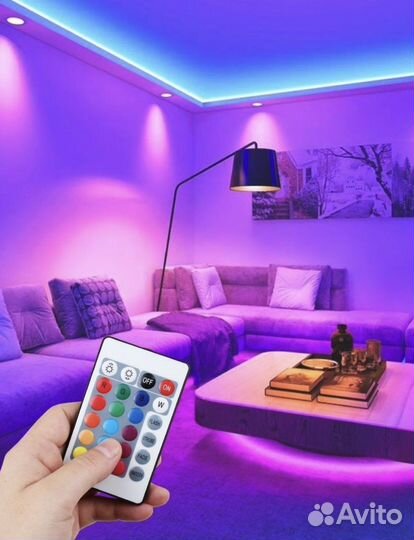 Светодиодная лента RG 5050 для комнаты