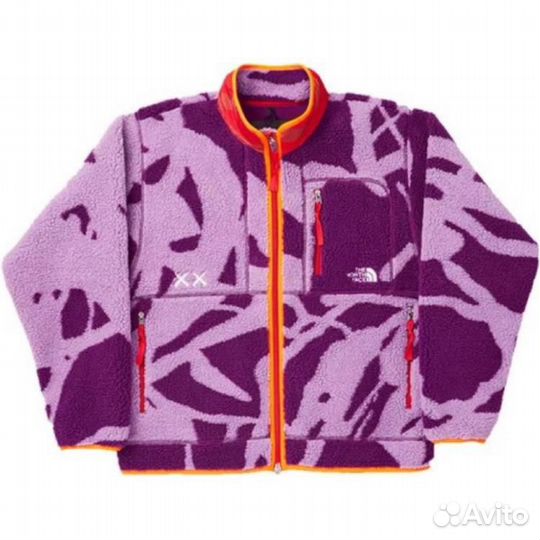 Kaws X THE north face Jacket Men Purple (L)(41)
