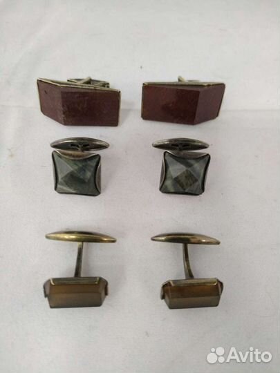 Запонки серебро 875 пр. СССР