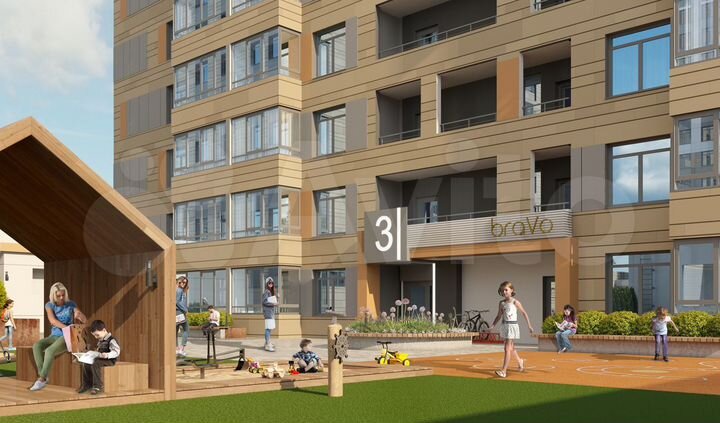 3-к. квартира, 89,1 м², 6/24 эт.