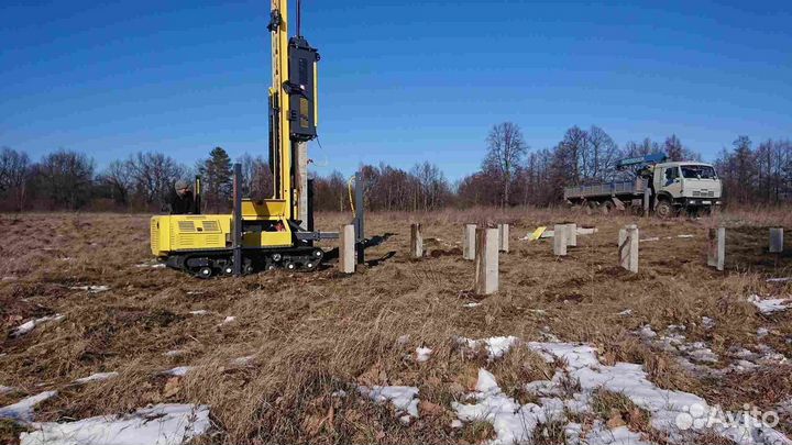 Жб сваи установка монтаж