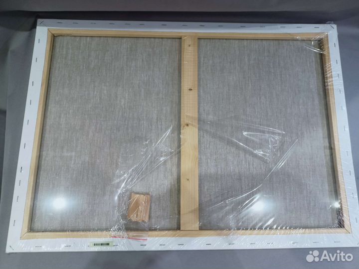 Холст на подрамнике лён