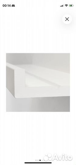 Полка икеа мосслэнда 115 см