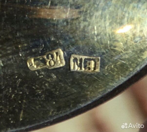 Старинные ложки из серебра 84 пробы