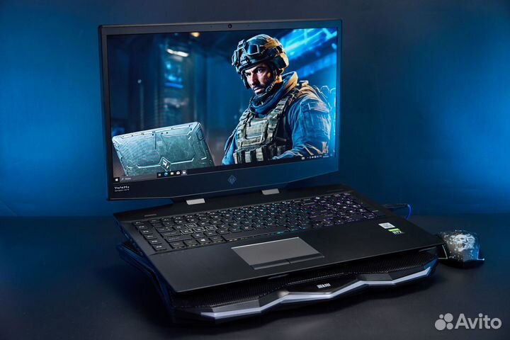 Мощный игровой HP / Core i7 / RTX 2070 / 17.3