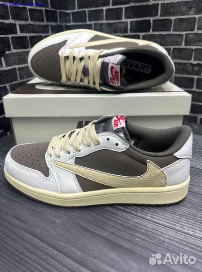 Кроссовки Nike Air Jordan 1 Travis Scott (Арт.4745