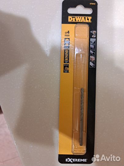 Сверло по металлу 4x75x43 мм extreme dewalt DT5042