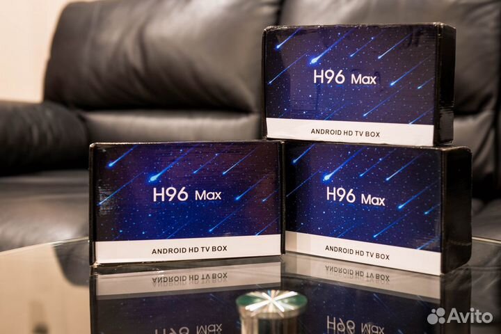 Андроид Смарт iptv приставка H96 MAX 4/32 GB