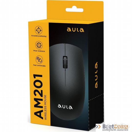 Беспроводная мышь aula AM201 черная