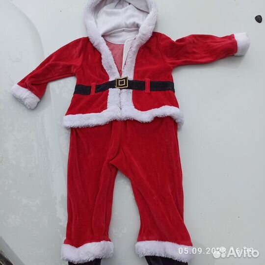 Костюм деда мороза детский