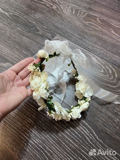 Ободок для волос ручной работы