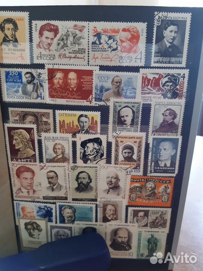 250 советских и зарубежных марок 60-70х годов