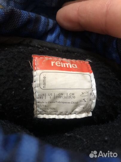 Сапоги зимние Reima 32 р