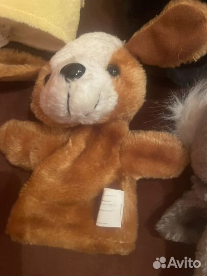 Мягкие игрушкина руку