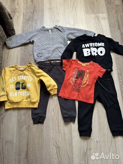 Вещи пакетом на мальчика 80 86