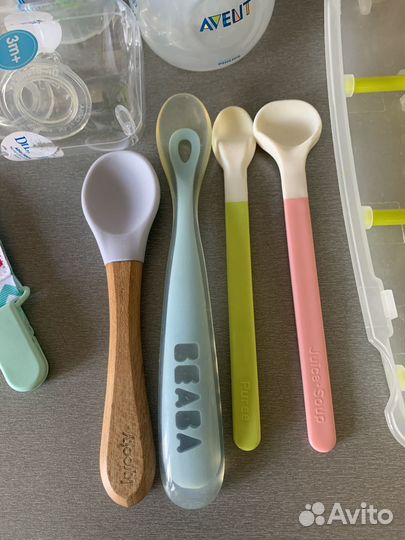 Бутылочки, ершик avent, dr. Browns, pigeon