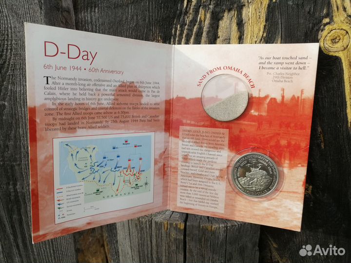 1 доллар Острова Кука 2004 D-Day