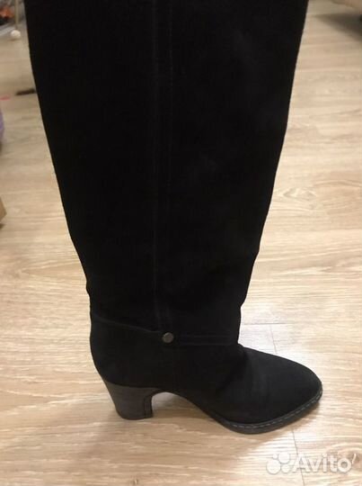 Замшевые сапожки из Италии