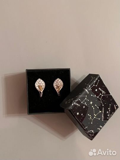 Серьги серебро новые оригинал