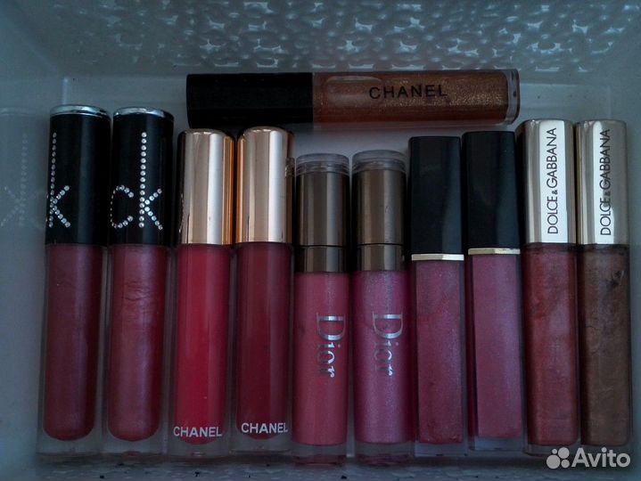 Блеск для губ dior chanel dolce gabbana ck