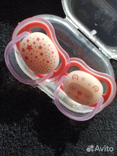 Пустышка Philips Avent Ultra Air Night 6-18мес