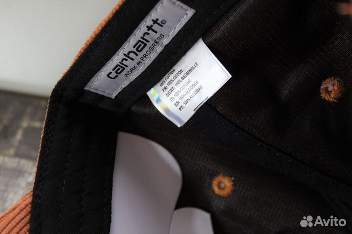 Кепка Carhartt Вельвет Оранжевый