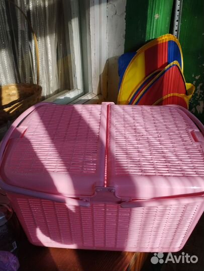 Переноска для кошек пластиковая