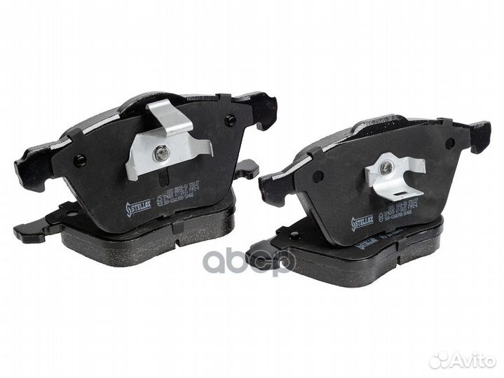 1081 000B-SX колодки дисковые передние с антис