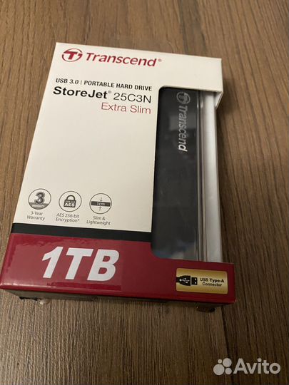 Внешний жесткий диск 1 тб transcend